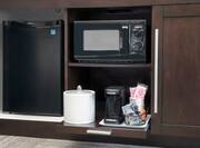 Microwave Minifridge and Coffeemaker in Guest Room