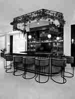 bar beludru dan area bar lounge