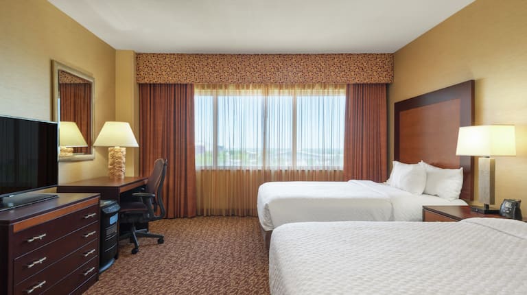 双大床纯净健康套房卧室