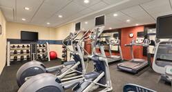Fitness Center with Treadmills, Cross-Trainers and Weight Racks