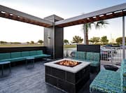 Outdoor Patio with Firepit and Seating