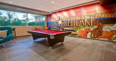 Lobby With Pool Table