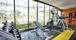 Fitness Center with Outside View