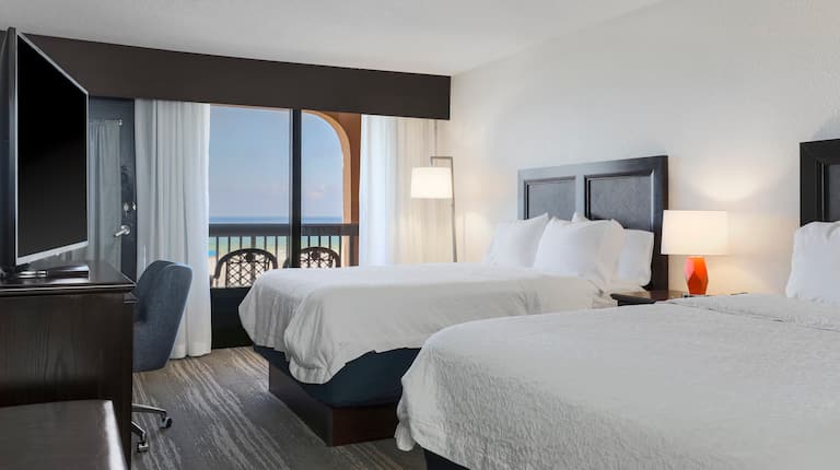 Double Queen Bedroom With Gulf View