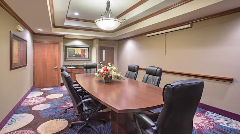 Boardroom with Table and Office Chairs