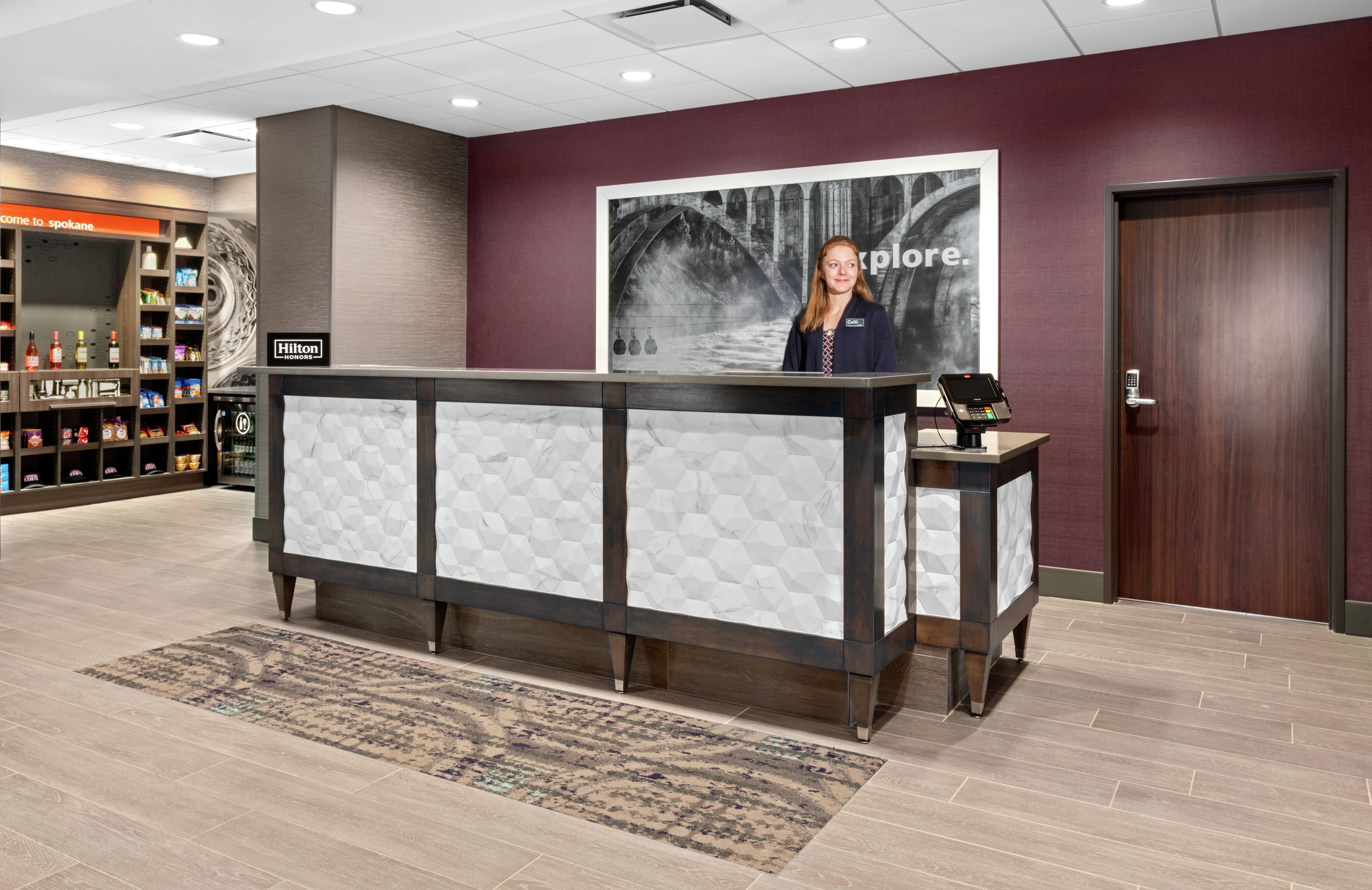 Front Desk with Staff