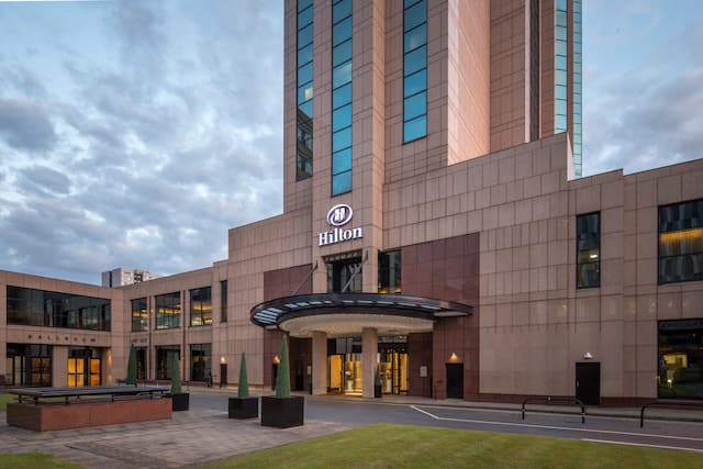 Hilton Hotel Exterior and Entrance