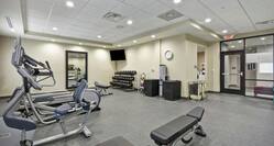 Fitness Center Workout Area and Equipment