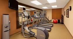 Fitness center equipment treadmills and elliptical