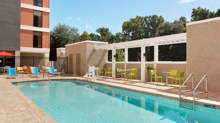 Outdoor Pool And Patio Seating
