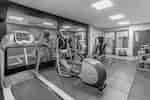 Fitness center with cardio machines