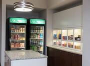Convenience Items, Snacks, Frozen Dinners, and Cold Beverages Available for Guest Purchase at Suite Shop