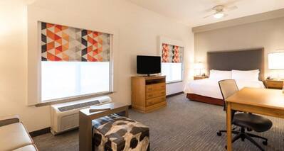King Suite with HDTV and Desk Area