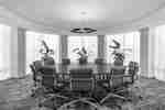 Stunning boardroom with comfortable seating