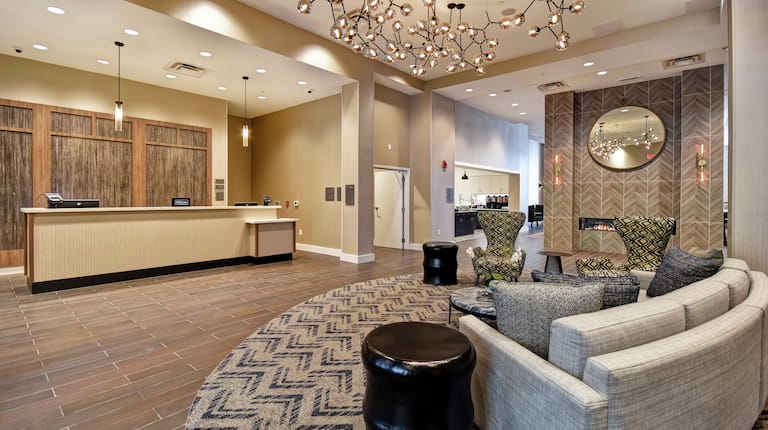 Hotel Lobby and Front Desk
