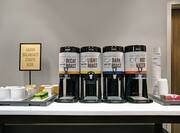 Coffee station with machines