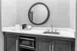 Close-up of Mirror and Sink