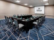Hawthorn Meeting Room with U-Shaped Table and Media Screen