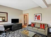 King Studio Suite Sofa, Work Desk, and Flat Screen Television