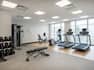 Fitness Center with cardio machines and weghts