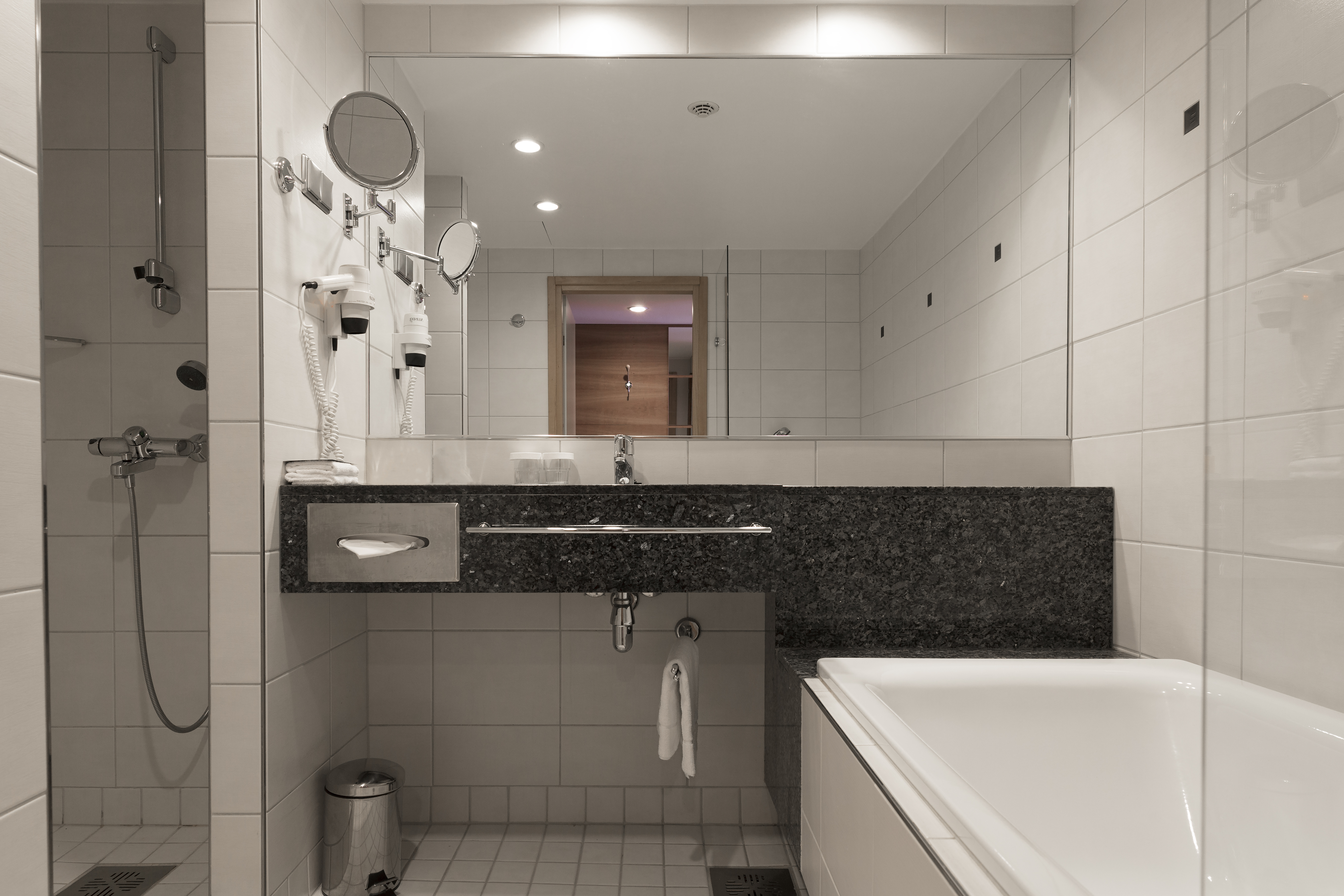 Bathroom Vanity, Separate Shower and Tub
