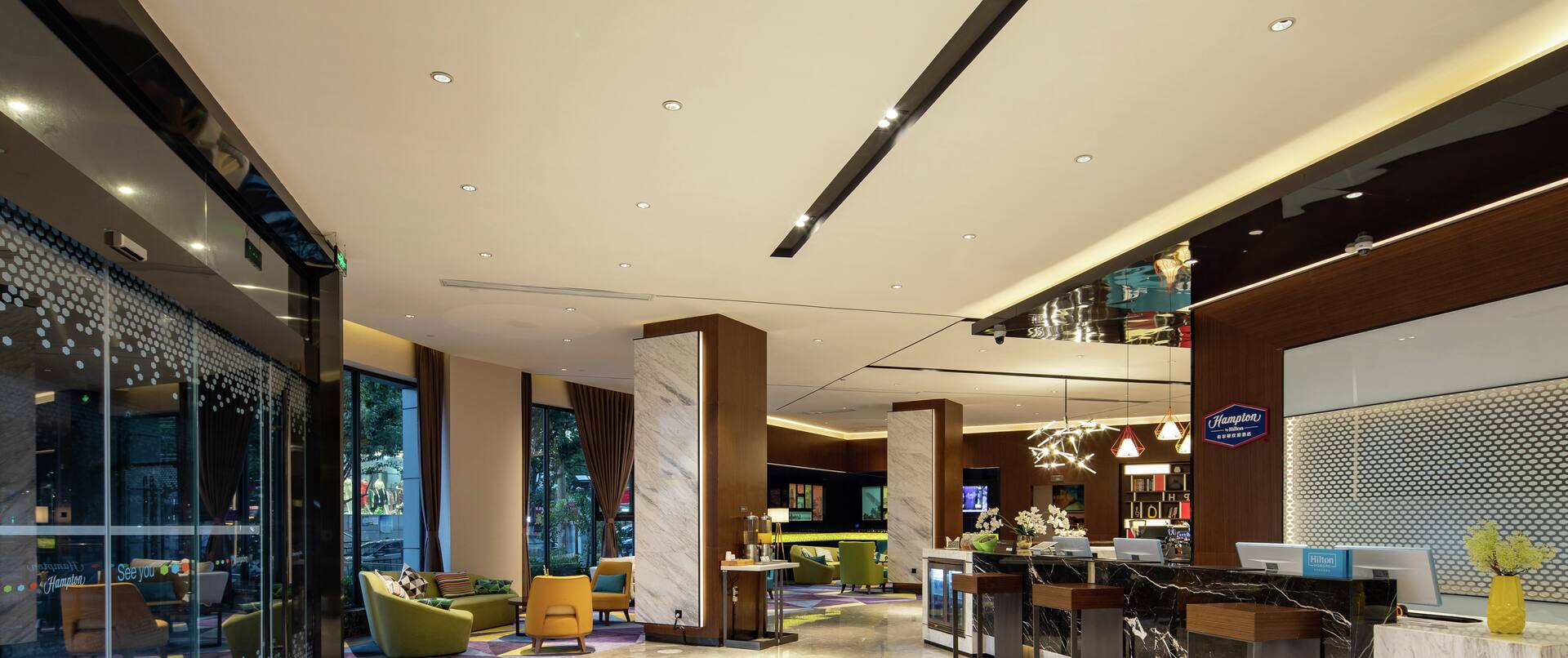Lobby, reception area