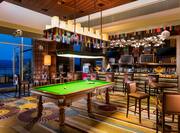 Bar Lounge Area with Pool Table