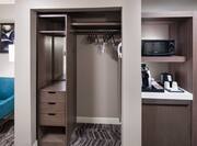 Suite with Closet, Coffee Maker and Microwave