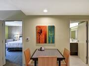 Accessible Queen Bedroom Suite Living/Dining Area
