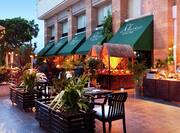 The Market Restaurant outdoor seating area