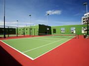 Outdoor Tennis Court for In-House Guest Located on M Floor