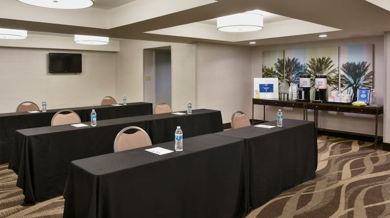 Meeting Room, Tables, Chairs and Refreshments