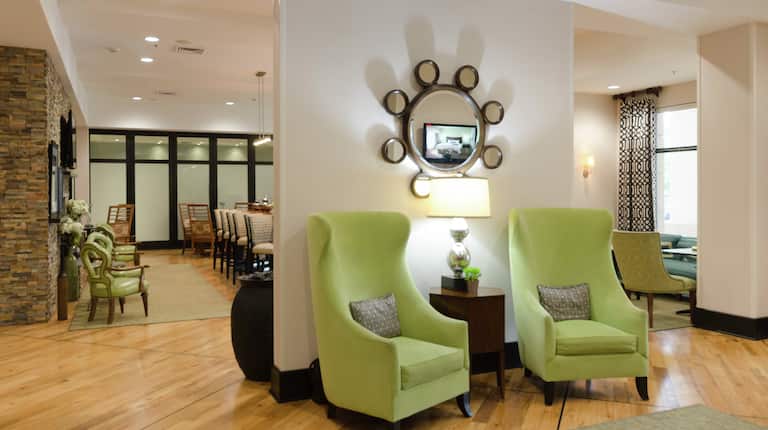 Lobby and Lounge Area