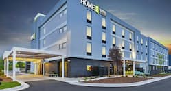 Home2 Suites Hotel Exterior at Night