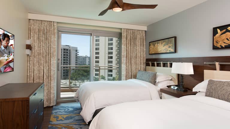 Guest Room with Two Double Beds