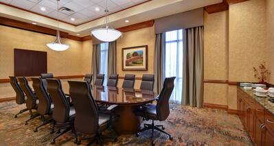 View of Executive Boardroom with HDTV