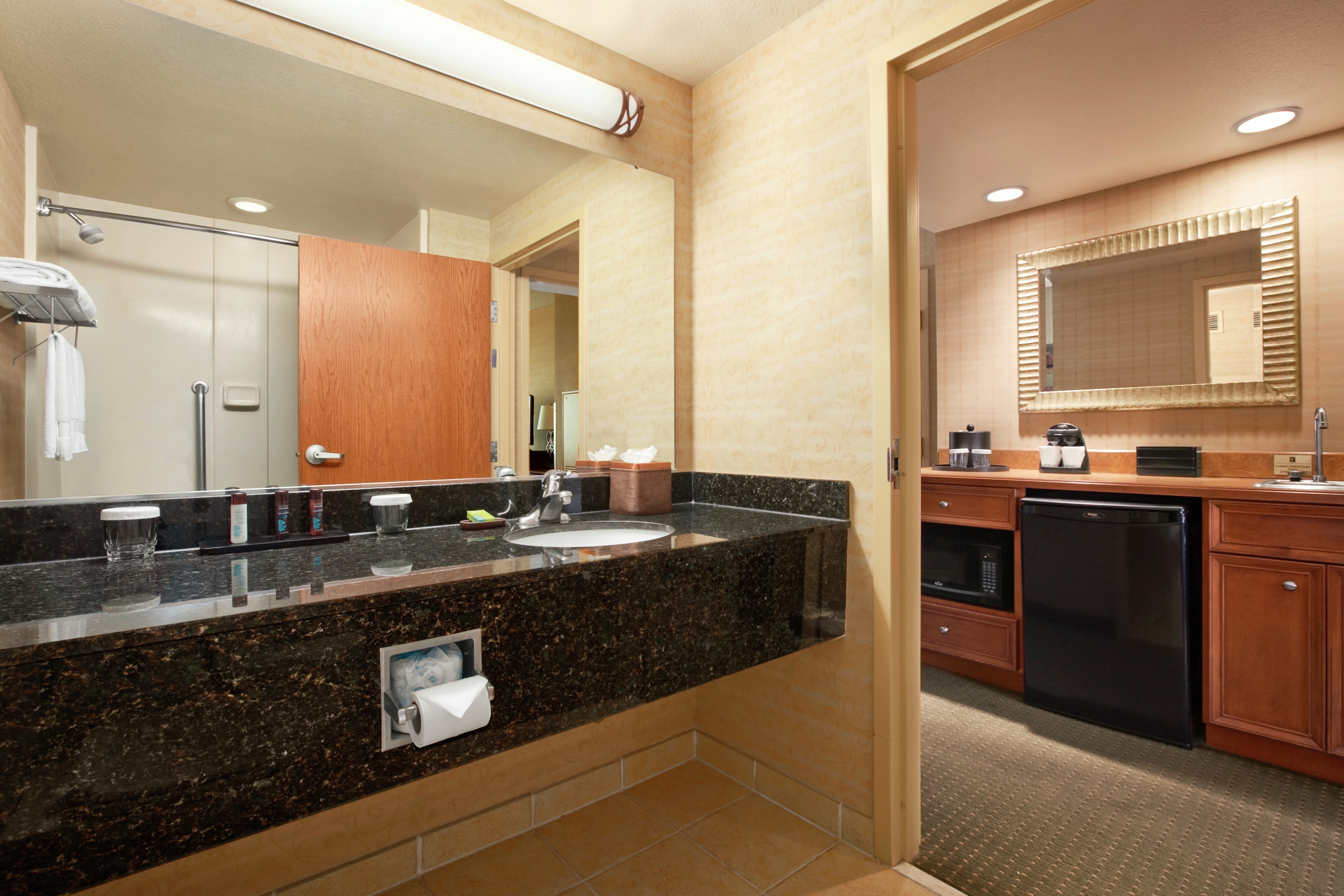 View of Bathroom and Wetbar