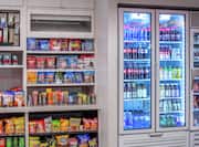 Convenience Store with Snacks and Cold Drinks
