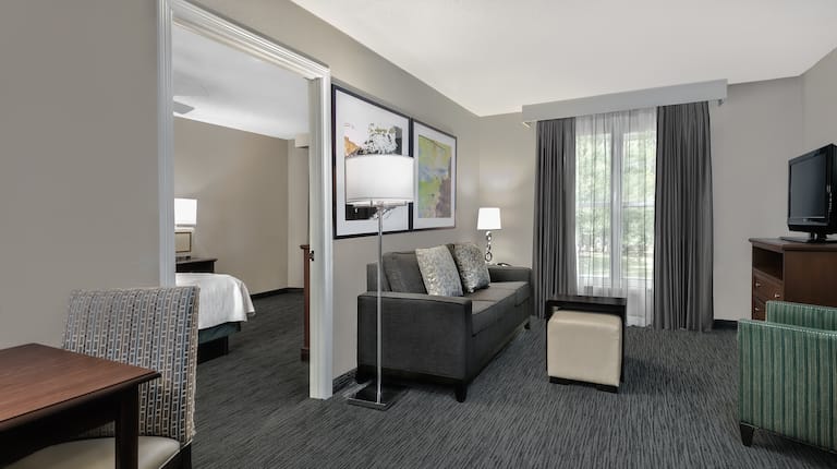 Homewood Suites by Hilton Houston-Clear Lake Hotel, TX - Guest Room Living Space