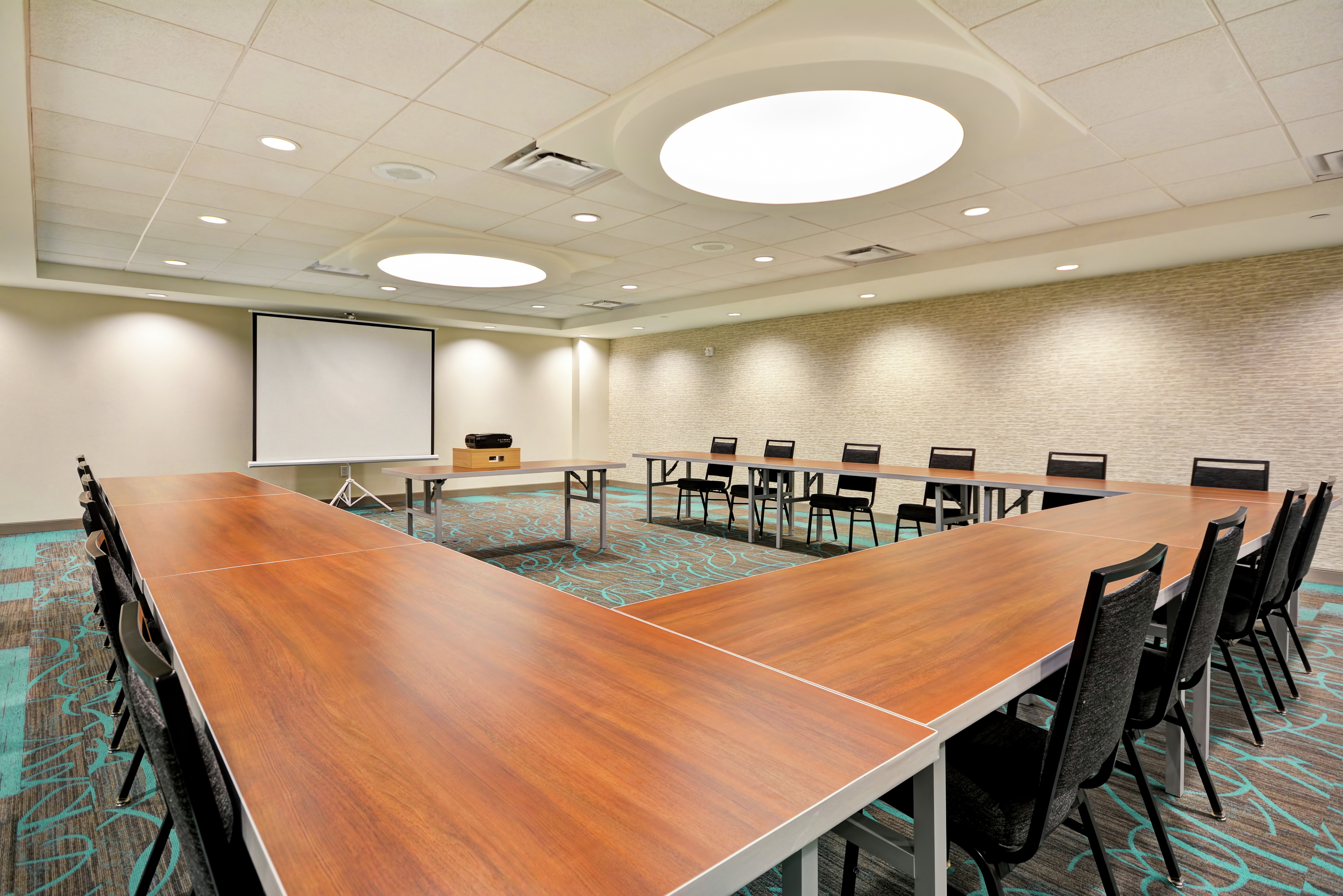 Meeting Room with Table at an Angle