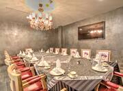 Audrey Hepburn themed private dining room
