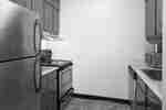 Suite Kitchen with Stainless Steel Appliances
