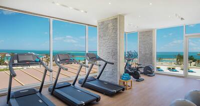 Fitness Center with Panoramic Sea View