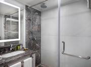 Bathroom Vanity and Walk-in Shower