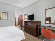 Accessible guestroom with King Bed, Work Desk and Television