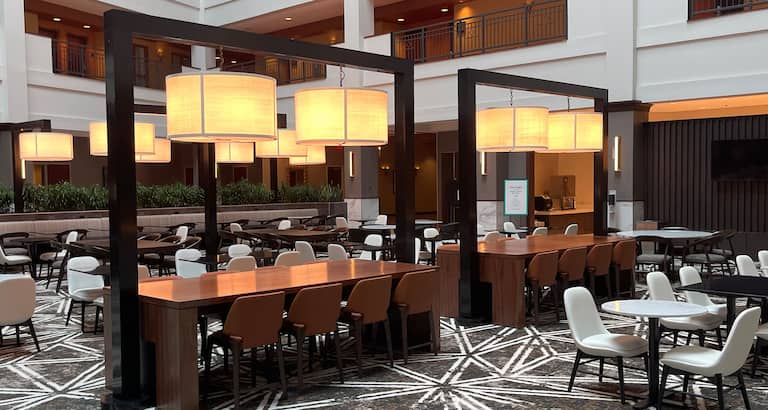 Dining Tables in Lobby Area