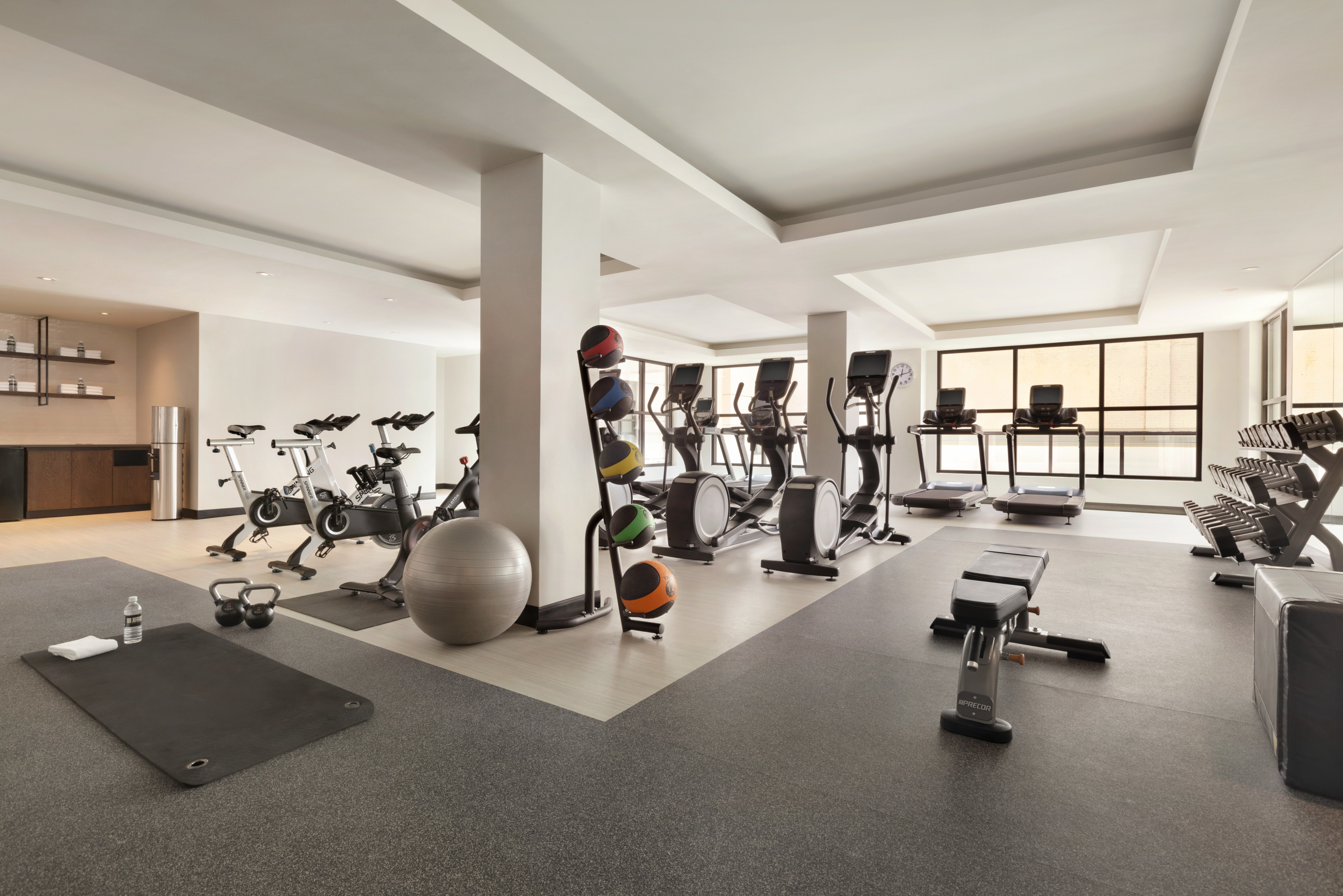 Fitness Room with Modern Equipment