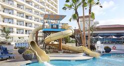 Outdoor Pool with Water Slides