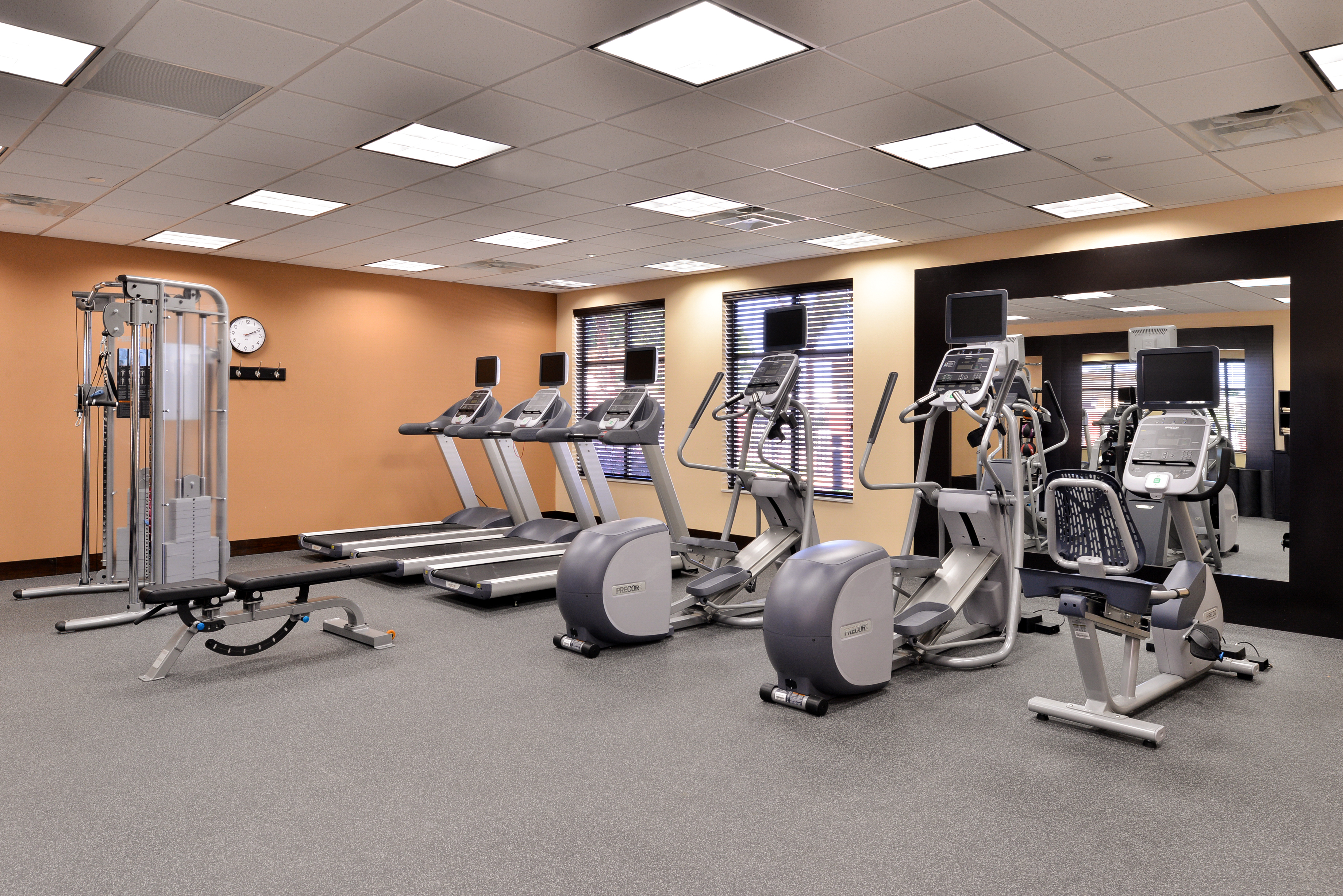 Fitness Center Treadmills and Bikes