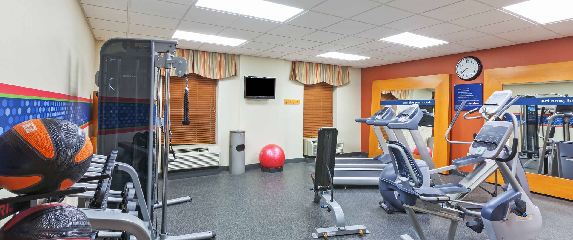 Fitness Center with Cardio and Weight Equipment